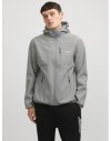 CHAQUETA GORDITA CAPUCHA JACK AND JONES QUALITY 12269407 JJTHEO SOFTSHELL JACKET