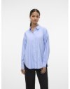 CAMISA M/L RAYAS FINAS 10314683 VMFANNI LS SHIRT WVN GA NOOS