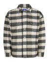 CHAQUETON LARGO CUADROS 12266386 JORVESTERBRO TEDDY OVERSHIRT LS LN