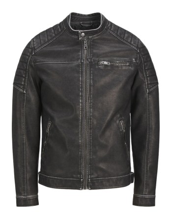 BIKER DESGASTADA 12273226 JJEROCKY WASHED PU JACKET NOOS