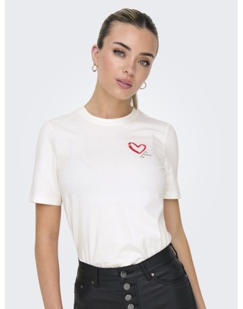 CAMISETA M/C CORAZON PECHO PEQUEÑO 15344237 