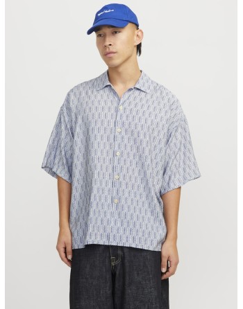 CAMISA M/C CUELLO V ESTAMPADO CENEFAS 12271103 JORMARSHALL ISLINGTON AOP SHIRT SS SN