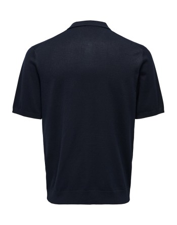 POLO PUNTO M/C CREMALLERA 22028606 ONSWYLER LIFE REG 14 SS ZIP POLO KNIT