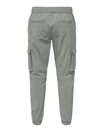 PANTALÓN CARGO FINITO GOMA 22033498 ONSCAM-REL CARG SPORT CUFF 0258 PNT NOOS