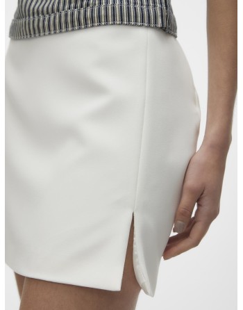 MINI FALDA CEÑIDA POLIESTER 10306774 VMFLORENTINA HW MINI SLIT SKIRT