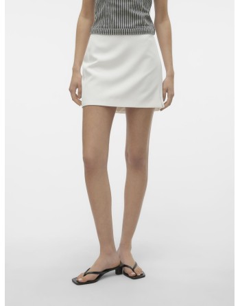 MINI FALDA CEÑIDA POLIESTER 10306774 VMFLORENTINA HW MINI SLIT SKIRT