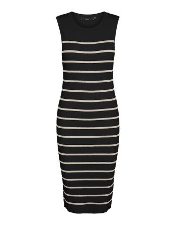 VESTIDO PUNTO LARGO TIRANTES RAYAS 10306202 