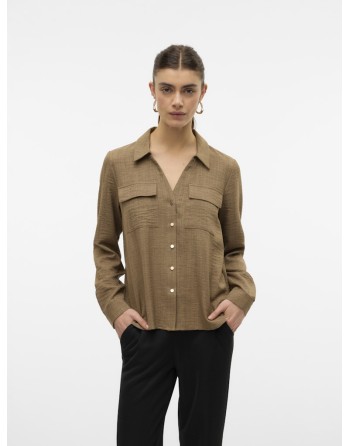 CAMISA LINO M/L BOLSILLOS 10322795 