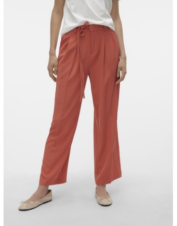 PANTALÓN TIPO TRAJE ANCHITO CINTURÓN L/30 10309337 VMKRISTEL HW WIDE PANT