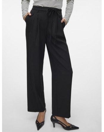 PANTALÓN TIPO TRAJE ANCHITO CINTURÓN L/30 10309337 VMKRISTEL HW WIDE PANT