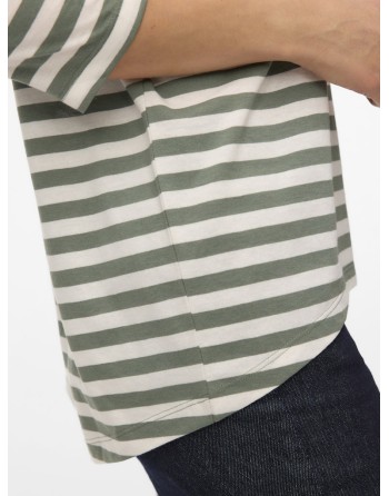 CAMISETA ANCHITA MANGA 3/4 RAYAS 10329546 VMLUNA MALENA 3/4 TOP GA JRS NOOS