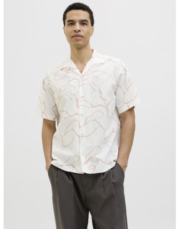 CAMISA M/C  FORMAS ABSTRACTAS 12274927 JPRBLAPALERMO PRINT RESORT S/S SHIRT