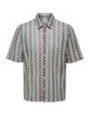 CAMISA M/C CROCHET 22035428 ONSCALLUM CROCHET SS RESORT AOP SHIRT