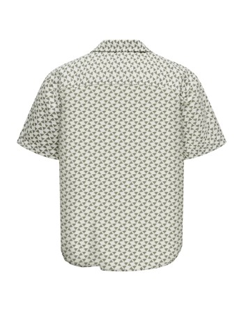 CAMISA M/C PUNTO CENEFA TRIÁNGULOS 22035427 ONSCHARMY SS RESORT AOP SHIRT