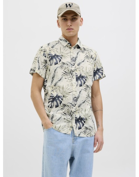CAMISA M/C ESTAMPADO FLORES 12269137 JJHAWAII AOP SHIRT SS LN