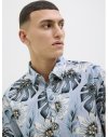 CAMISA M/C ESTAMPADO FLORES 12269137 JJHAWAII AOP SHIRT SS LN