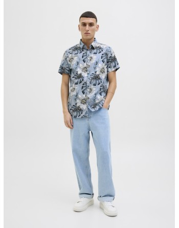 CAMISA M/C ESTAMPADO FLORES 12269137 JJHAWAII AOP SHIRT SS LN