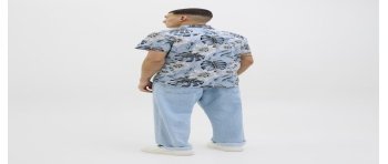 CAMISA M/C ESTAMPADO FLORES 12269137 JJHAWAII AOP SHIRT SS LN