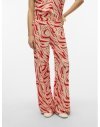 PANTALÓN FLUÍDO GOMA ESTAMPADO CEBRA 10322915 VMPOET HW LOOSE PANT JRS GA BOO