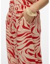 PANTALÓN FLUÍDO GOMA ESTAMPADO CEBRA 10322915 VMPOET HW LOOSE PANT JRS GA BOO