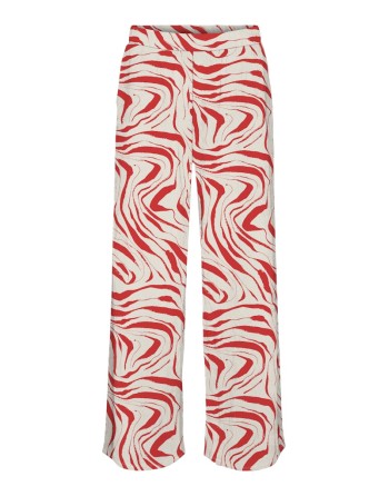 PANTALÓN FLUÍDO GOMA ESTAMPADO CEBRA 10322915 VMPOET HW LOOSE PANT JRS GA BOO