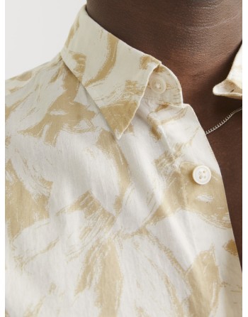 CAMISA M/C ESTAMPADA HILO 12271089 JORJOSHUA SPLIT AOP SHIRT SS LN