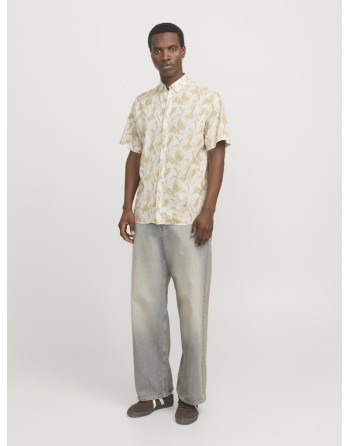 CAMISA M/C ESTAMPADA HILO 12271089 JORJOSHUA SPLIT AOP SHIRT SS LN