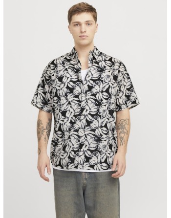 CAMISA M/C ESTAMPADA HILO 12271089 JORJOSHUA SPLIT AOP SHIRT SS LN