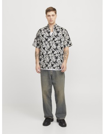 CAMISA M/C ESTAMPADA HILO 12271089 JORJOSHUA SPLIT AOP SHIRT SS LN