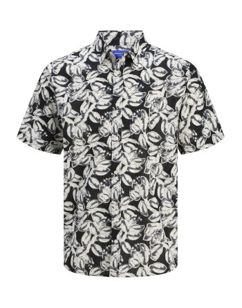 CAMISA M/C ESTAMPADA HILO 12271089 JORJOSHUA SPLIT AOP SHIRT SS LN