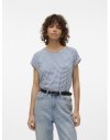 CAMISETA M/C RAYAS 10284469 VMAVA SS TOP STRIPE GA JRS  NOOS