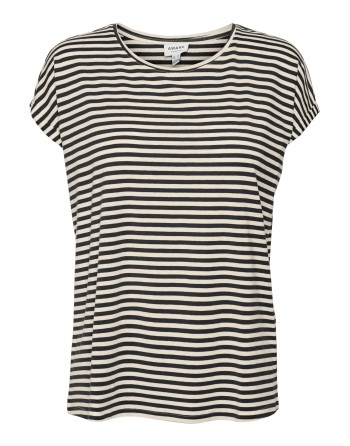 CAMISETA M/C RAYAS 10284469 VMAVA SS TOP STRIPE GA JRS  NOOS