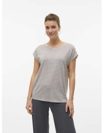 CAMISETA M/C RAYAS 10284469 VMAVA SS TOP STRIPE GA JRS  NOOS