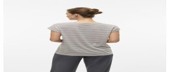 CAMISETA M/C RAYAS 10284469 VMAVA SS TOP STRIPE GA JRS  NOOS