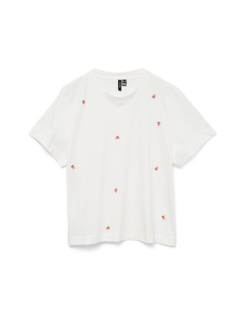 CAMISETA CORAZONES 10325318 VMSOLVEI METTE SS TOP BOX JRS SPE GA