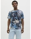 CAMISETA M/C ESTAMPADO TROPICAL 12269312 JJHAWAII AOP TEE SS CREW NECK