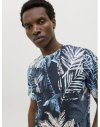 CAMISETA M/C ESTAMPADO TROPICAL 12269312 JJHAWAII AOP TEE SS CREW NECK