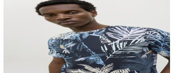CAMISETA M/C ESTAMPADO TROPICAL 12269312 JJHAWAII AOP TEE SS CREW NECK