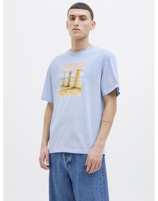CAMISETA M/C PAISAJE PALMERAS 12269429 JJPORTO TEE SS CREW NECK