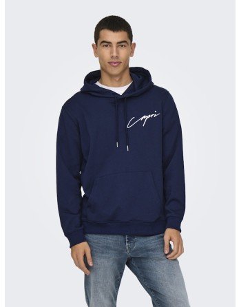 SUDADERA FINITA CAPUCHA CAPRI 22034337 ONSDAVID SKETCH REG HOODIE