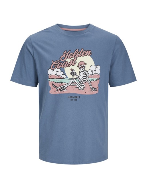CAMISETA M/C JACK AND JONES CALAVERA 12268472 JJELIJAH TEE SS CREW NECK