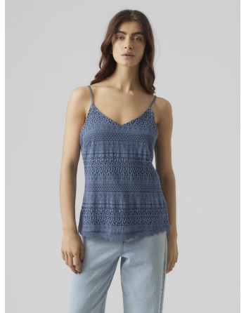 BLUSA TIRANTES ENCAJE 10190150 VMHONEY LACE SINGLET WVN GA