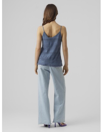 BLUSA TIRANTES ENCAJE 10190150 VMHONEY LACE SINGLET WVN GA