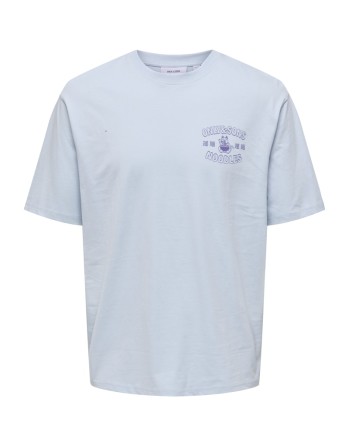 CAMISETA M/C ONLY AND SONS NOODLES 22033546 ONSCATISFACTION LOGO RLX SS TEE CS
