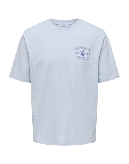 CAMISETA M/C ONLY AND SONS NOODLES 22033546 ONSCATISFACTION LOGO RLX SS TEE CS