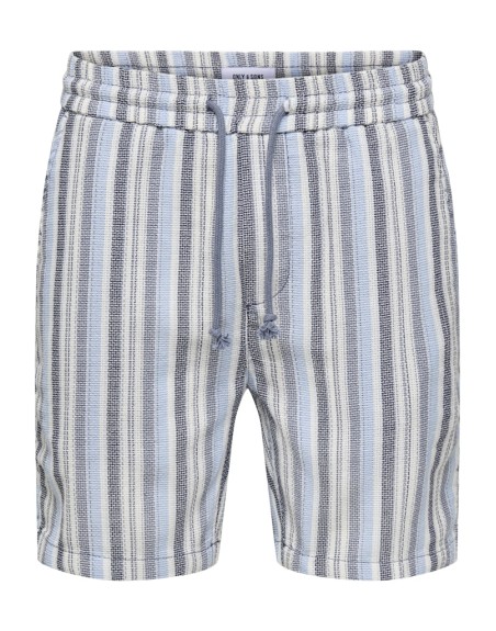 BERMUDA PUNTO GOMA RAYAS 22026950 ONSTREV LIFE REG STRU STRIPE SHORTS NOOS