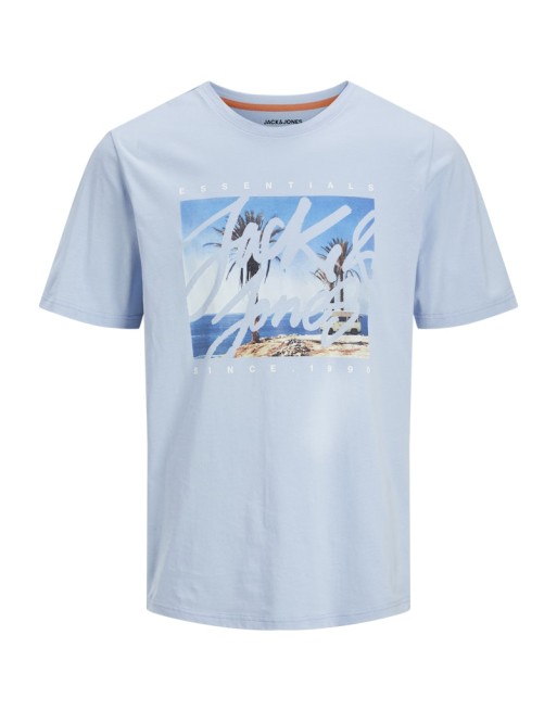 CAMISETA M/C ESSENTIALS JACK AND JONES 12268438 JJCOLTON PHOTOPRINT TEE SS CREW NECK