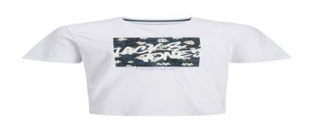 CAMISETA M/C LOGO JACK AND JONES FLORES 12269324 JJHAWAII SHAPE TEE SS CREW NECK LN