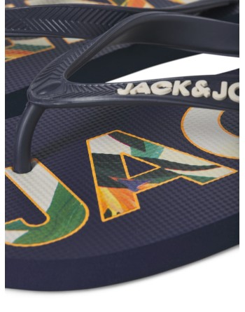 CHANCLAS JACK AND JONES 12230642 JFWLOGO PALM PRINT FLIP FLOP LN