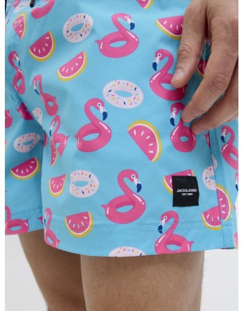 BAÑADOR FLAMENCOS SANDÍAS Y ROSQUILLAS 12272809 JPSTMAUI JJSWIM NOVELTY AOP AKM SN